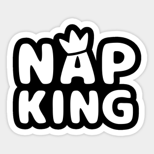 Nap King Sticker